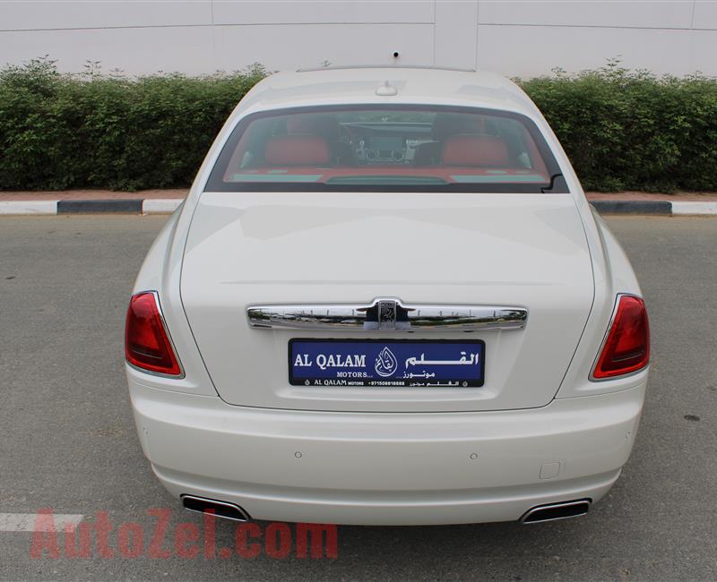 ROLLS ROYCE GHOST- 2014- WHITE- 77 000 KM- GCC SPECS