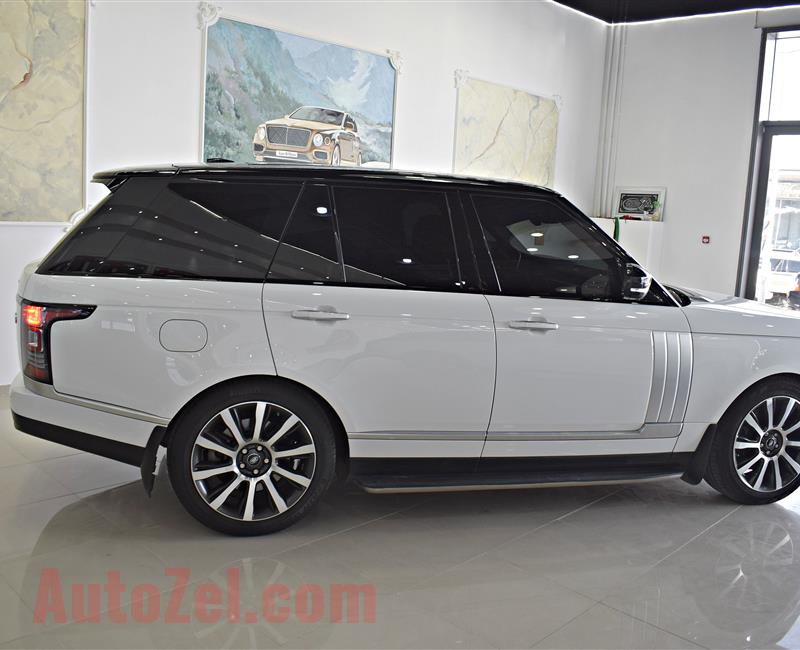 RANGE ROVER VOGUE HSE MODEL 2016 - WHITE - 103,000 KM - V8 - GCC 