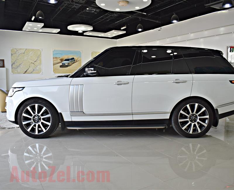 RANGE ROVER VOGUE HSE MODEL 2016 - WHITE - 103,000 KM - V8 - GCC 