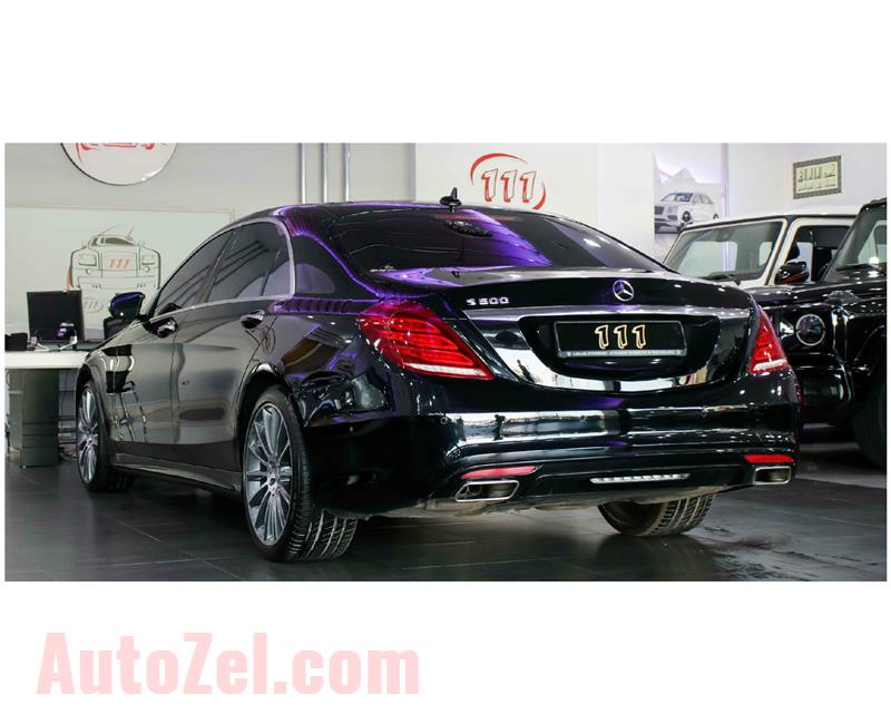 MERCEDES-BENZ S500- 2014- BLACK- 35 000 KM- GCC SPECS