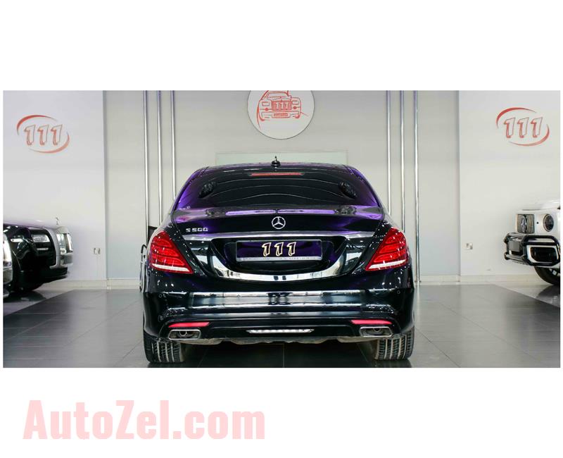 MERCEDES-BENZ S500- 2014- BLACK- 35 000 KM- GCC SPECS