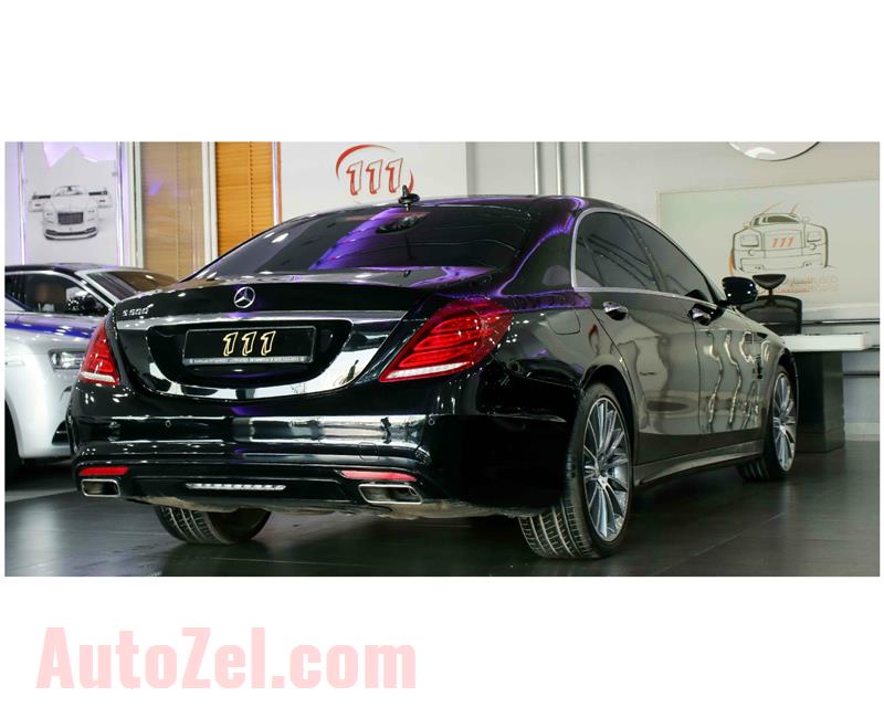 MERCEDES-BENZ S500- 2014- BLACK- 35 000 KM- GCC SPECS