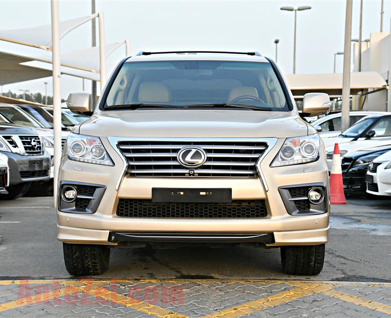 LEXUS LX570 SPORT MODEL 2010 - GOLD - 190,000 KM - V8 - GCC 