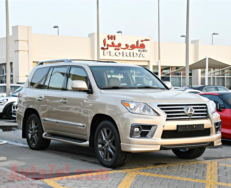 LEXUS LX570 SPORT MODEL 2010 - GOLD - 190,000 KM - V8 - GCC 