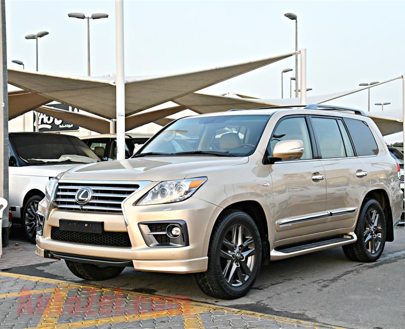 LEXUS LX570 SPORT MODEL 2010 - GOLD - 190,000 KM - V8 - GCC 