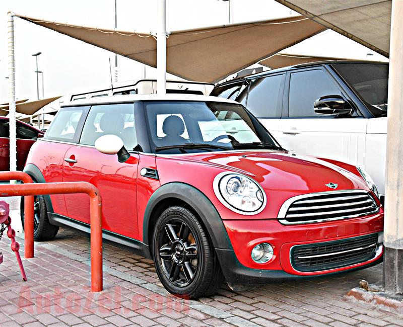 MINI COOPER MODEL 2013 - RED - 170,000 KM - V4 - GCC 