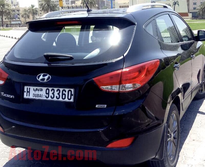 Hyundai Tucson black, 76500km, 2015 Model