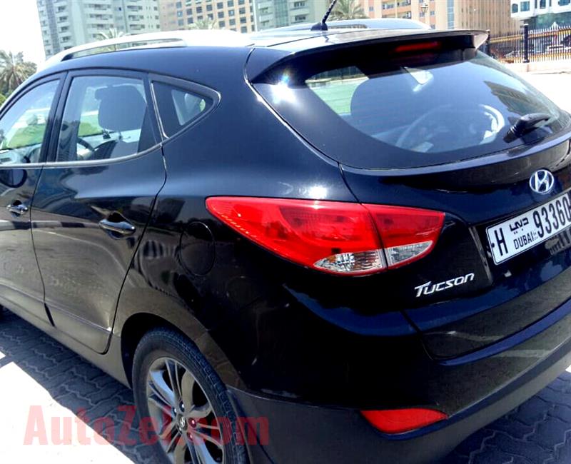 Hyundai Tucson black, 76500km, 2015 Model