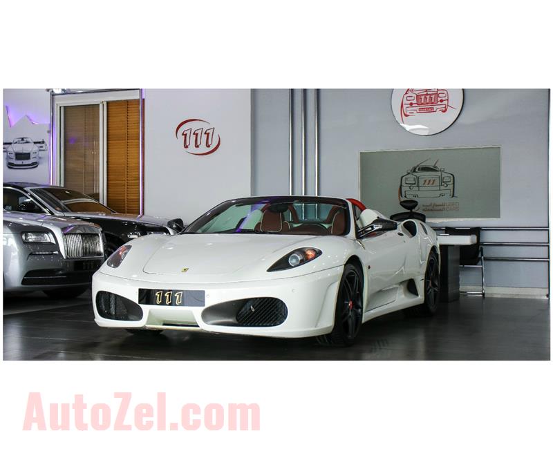 FERRARI F430 SPIDER- 2007- WHITE- 30 000 KM- IMPORT SPECS