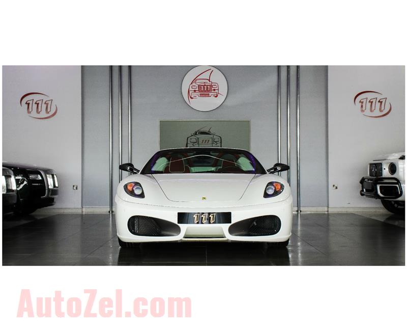 FERRARI F430 SPIDER- 2007- WHITE- 30 000 KM- IMPORT SPECS