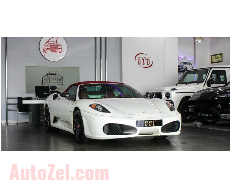 FERRARI F430 SPIDER- 2007- WHITE- 30 000 KM- IMPORT SPECS