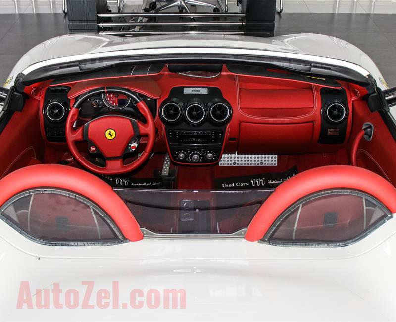 FERRARI F430 SPIDER- 2007- WHITE- 30 000 KM- IMPORT SPECS