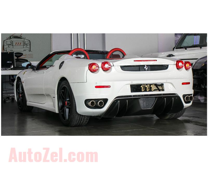 FERRARI F430 SPIDER- 2007- WHITE- 30 000 KM- IMPORT SPECS