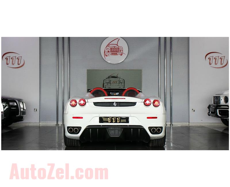 FERRARI F430 SPIDER- 2007- WHITE- 30 000 KM- IMPORT SPECS