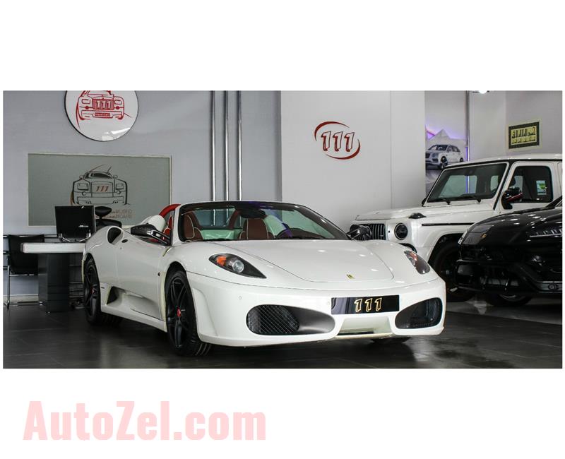 FERRARI F430 SPIDER- 2007- WHITE- 30 000 KM- IMPORT SPECS