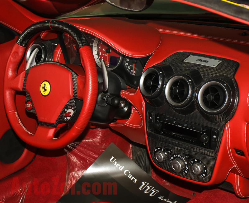 FERRARI F430 SPIDER- 2007- WHITE- 30 000 KM- IMPORT SPECS