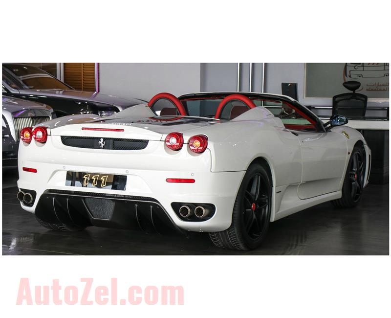 FERRARI F430 SPIDER- 2007- WHITE- 30 000 KM- IMPORT SPECS