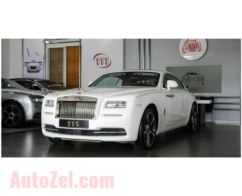 ROLLS ROYCE WRAITH- 2014- WHITE- GCC SPECS