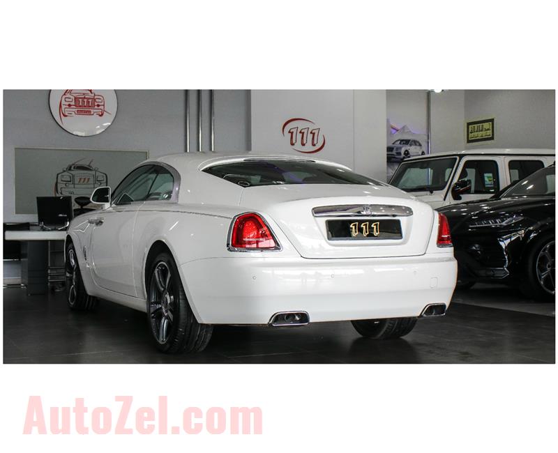 ROLLS ROYCE WRAITH- 2014- WHITE- GCC SPECS