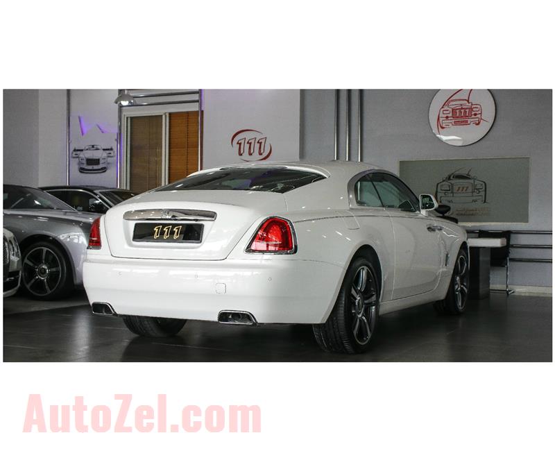 ROLLS ROYCE WRAITH- 2014- WHITE- GCC SPECS