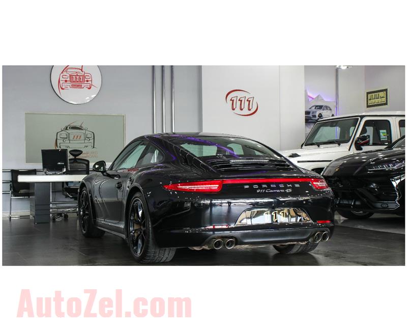 PORSCHE 911 4S CARRERA- 2015- BLACK- 53 900 KM- IMPORT SPECS