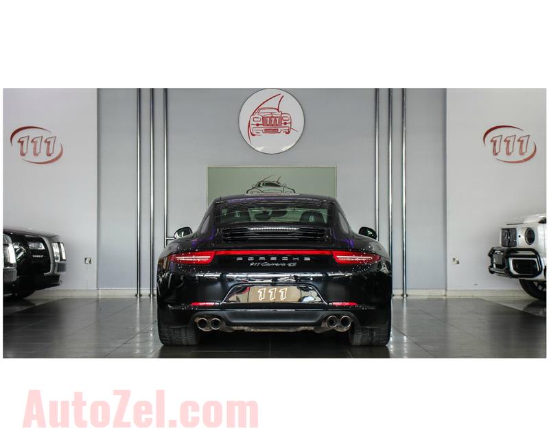 PORSCHE 911 4S CARRERA- 2015- BLACK- 53 900 KM- IMPORT SPECS