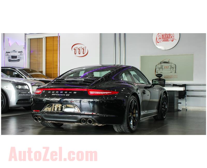 PORSCHE 911 4S CARRERA- 2015- BLACK- 53 900 KM- IMPORT SPECS