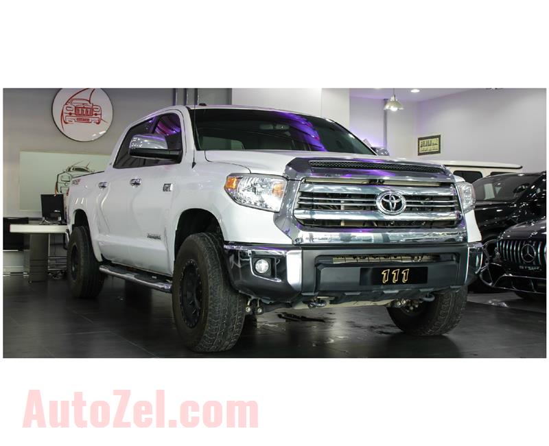 TOYOTA TUNDRA SR5- 2016- WHITE- 47 000 KM- IMPORT SPECS