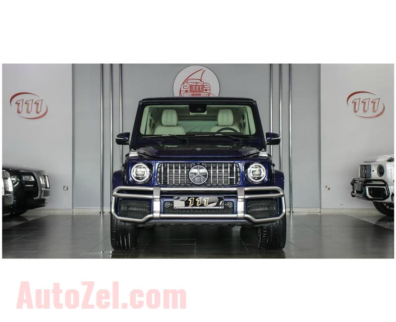 MERCEDES-BENZ G63 AMG- 2019- BLUE- 1 500 KM- GCC SPECS