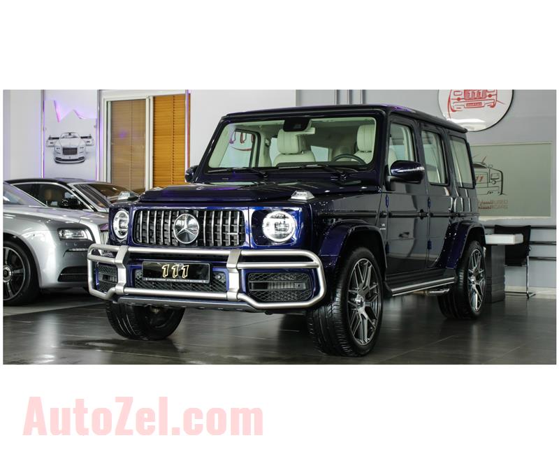 MERCEDES-BENZ G63 AMG- 2019- BLUE- 1 500 KM- GCC SPECS