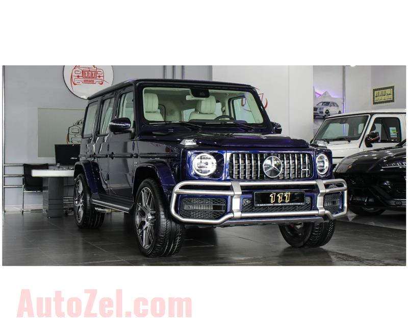 MERCEDES-BENZ G63 AMG- 2019- BLUE- 1 500 KM- GCC SPECS