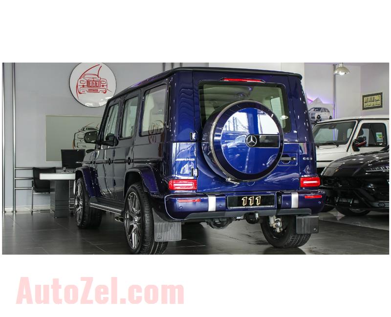 MERCEDES-BENZ G63 AMG- 2019- BLUE- 1 500 KM- GCC SPECS