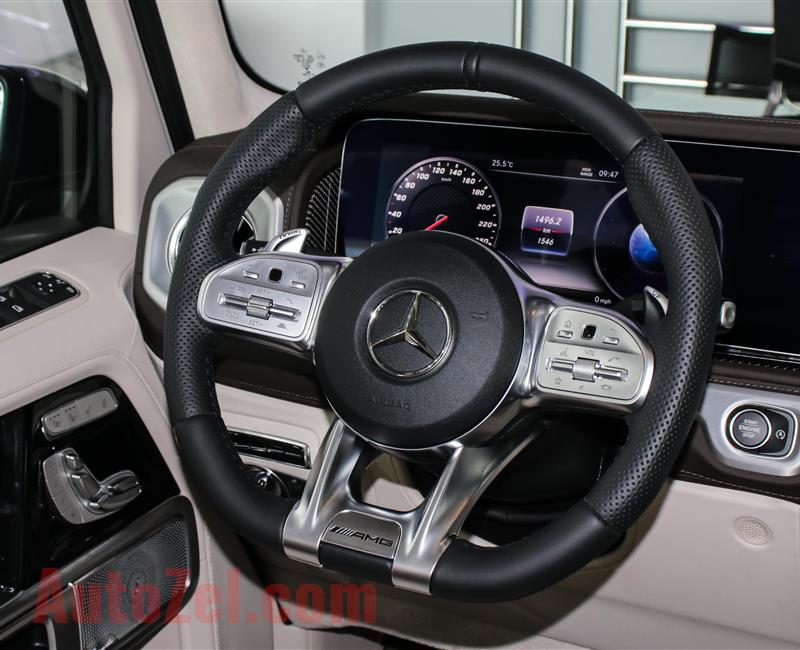 MERCEDES-BENZ G63 AMG- 2019- BLUE- 1 500 KM- GCC SPECS