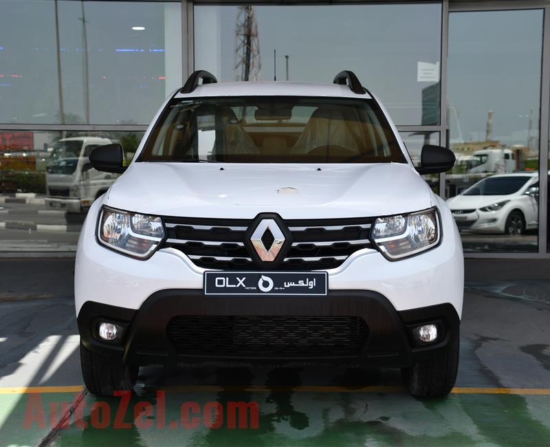 NEW RENAULT DUSTER- 2019- WHITE- GCC SPECS