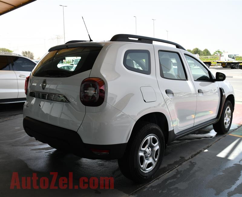 NEW RENAULT DUSTER- 2019- WHITE- GCC SPECS