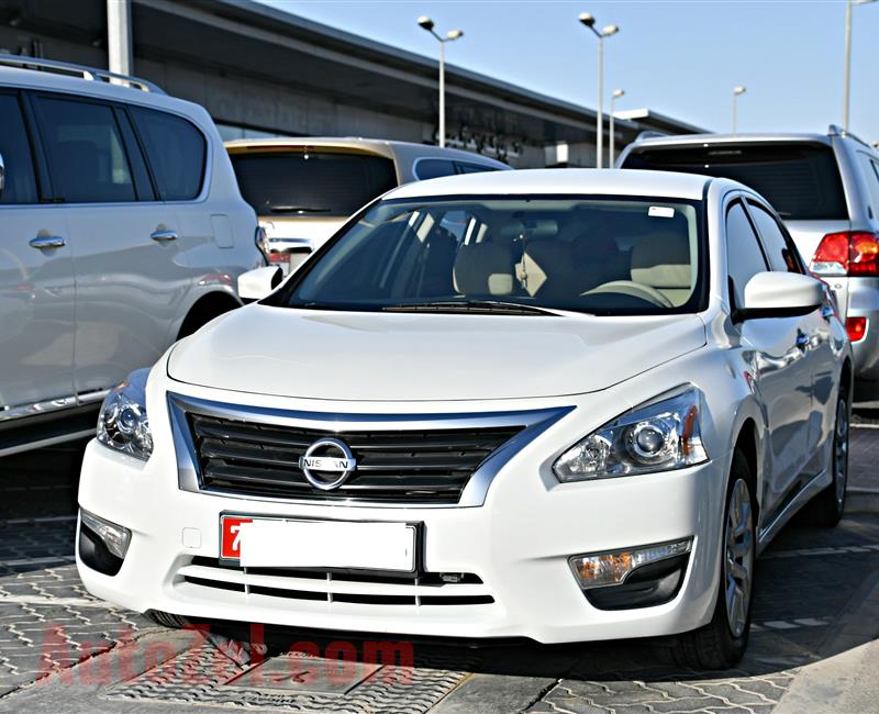 NISSAN ALTIMA MODEL 2015 - WHITE - 112,000 KM - V4 - GCC 