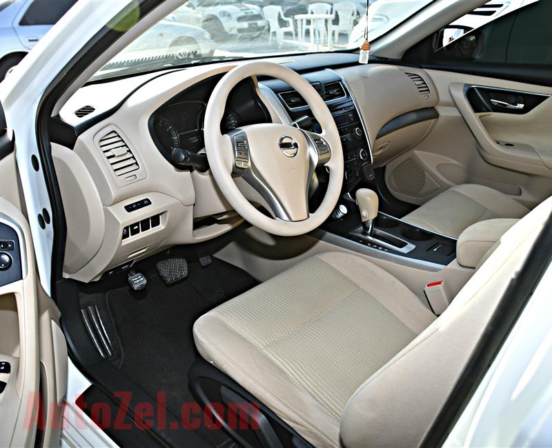 NISSAN ALTIMA MODEL 2015 - WHITE - 112,000 KM - V4 - GCC 