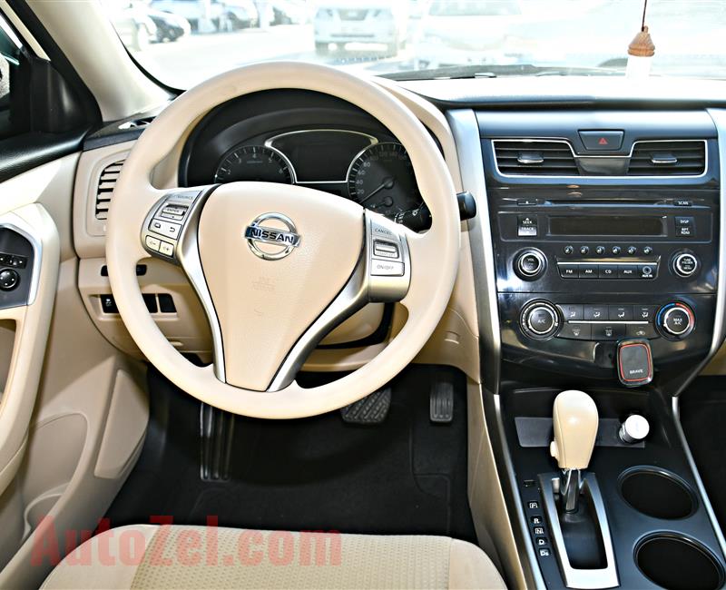 NISSAN ALTIMA MODEL 2015 - WHITE - 112,000 KM - V4 - GCC 