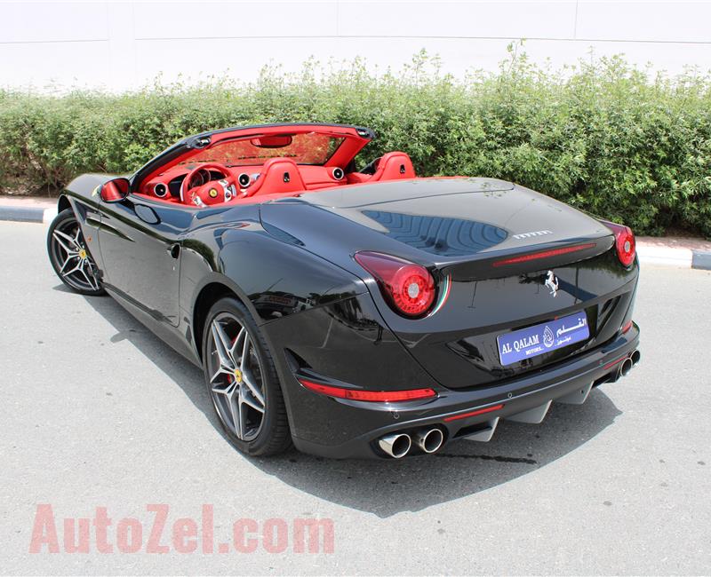 FERRARI CALIFORNIA T, V8- 2015- BLACK- 3 500 KM- GCC