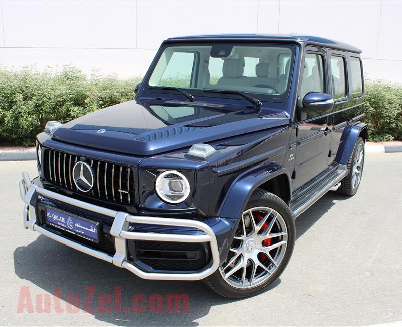 MERCEDES-BENZ G63 AMG, V8- 2019- DARK BLUE- 8 000 KM- GCC