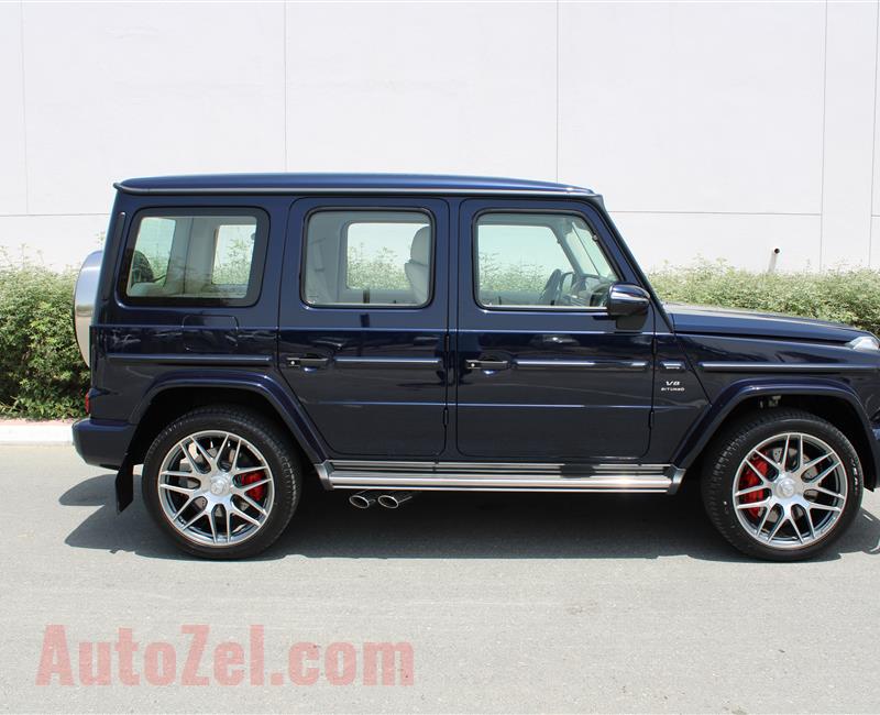 MERCEDES-BENZ G63 AMG, V8- 2019- DARK BLUE- 8 000 KM- GCC