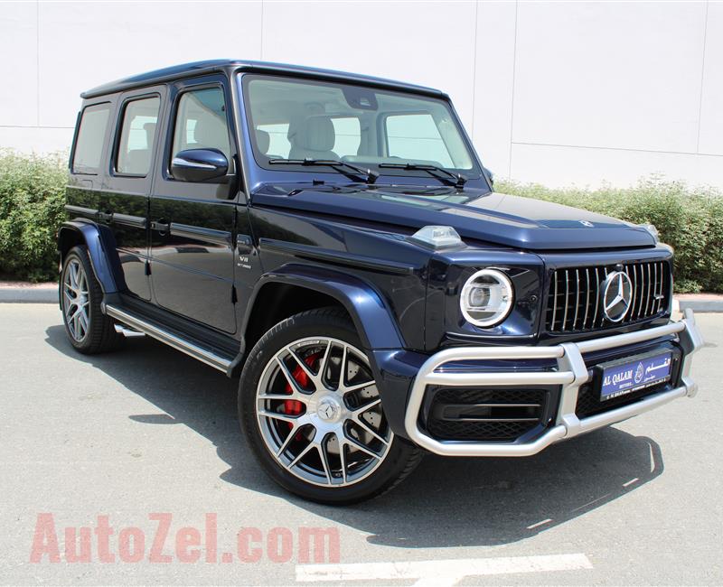 MERCEDES-BENZ G63 AMG, V8- 2019- DARK BLUE- 8 000 KM- GCC