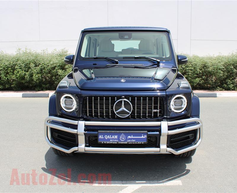 MERCEDES-BENZ G63 AMG, V8- 2019- DARK BLUE- 8 000 KM- GCC