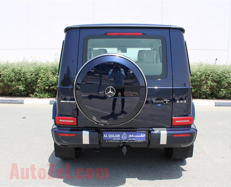 MERCEDES-BENZ G63 AMG, V8- 2019- DARK BLUE- 8 000 KM- GCC