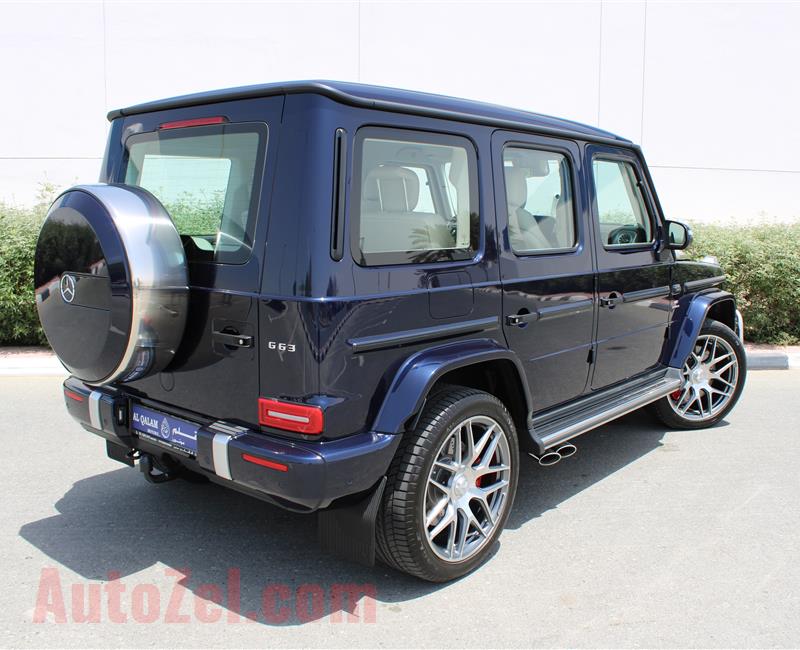 MERCEDES-BENZ G63 AMG, V8- 2019- DARK BLUE- 8 000 KM- GCC