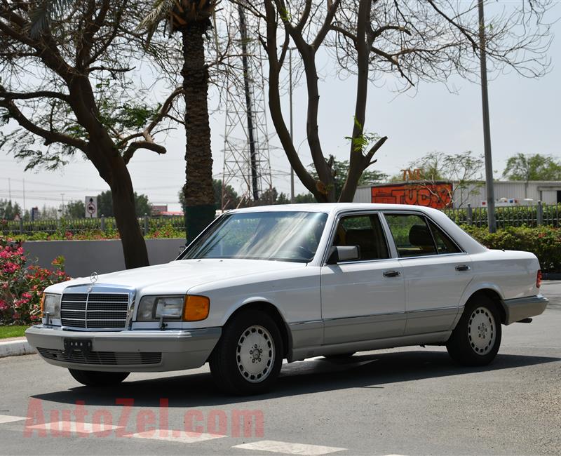 MERCEDES-BENZ 300 SE- 1991- WHITE- 42 000 KM- AMERICAN SPECS