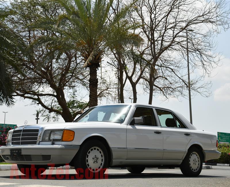 MERCEDES-BENZ 300 SE- 1991- WHITE- 42 000 KM- AMERICAN SPECS