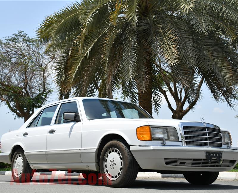 MERCEDES-BENZ 300 SE- 1991- WHITE- 42 000 KM- AMERICAN SPECS