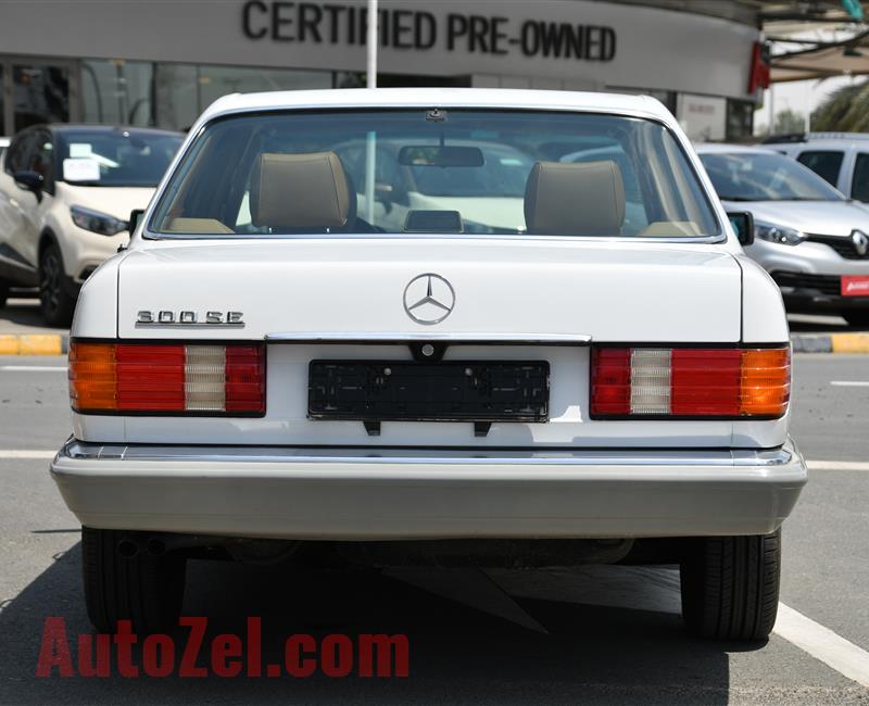 MERCEDES-BENZ 300 SE- 1991- WHITE- 42 000 KM- AMERICAN SPECS