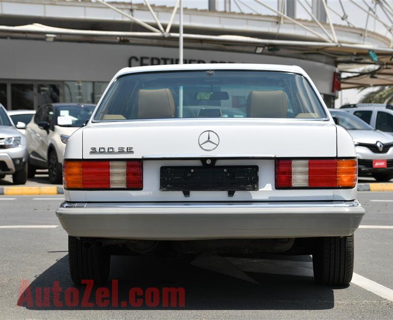 MERCEDES-BENZ 300 SE- 1991- WHITE- 42 000 KM- AMERICAN SPECS